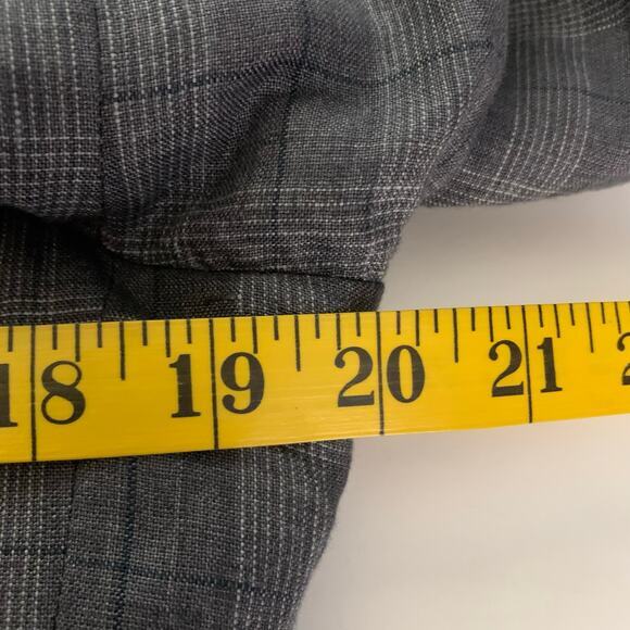 JOSEPH ABBOUD Blazer Sport Coat Jacket Linen Tailored Fit Plaid 2 Button 37 Reg - Picture 13 of 15